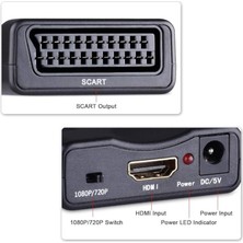 SANEC HDMI To Scart Av Video Çevirici Skart Dönüştürücü Adaptör