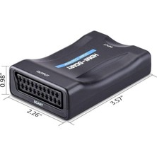 SANEC HDMI To Scart Av Video Çevirici Skart Dönüştürücü Adaptör