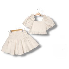 Çikoby Kız Garson Etekli Takım CKB-500854