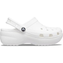 Crocs Brooklyn Low Wedge Kadın Sandalet Beyaz Konforlu Tasarım Düz Topuklu Günlük Kullanım İçin