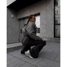 Kadın Fashion Crop ve Ispanyol Pacaça Tayt Takım