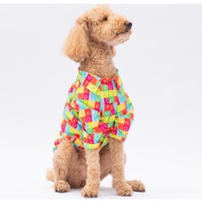 Sarasota Desenli Büyük Irk Köpek Gömlek