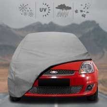 Ford Fiesta (2001 - 2008) Oto Branda Su Geçirmez Miflonlu Araba Brandası Klipsli Araba Çadırı