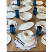 Rossev Yemek Takımı Modern Sade 81 Parça 6 Kişilik