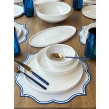 Rossev Yemek Takımı Modern Sade 81 Parça 6 Kişilik
