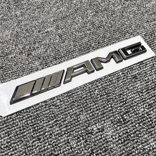 Mercedes Glk Serisi Uyumlu  Piano Black Amg Bagaj Yazısı 3m 3D Abs