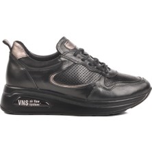 Siyah Air Flow Hakiki Deri Kadın Casual Ayakkabı 2216654Y Z