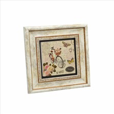 Hollanda Bisklet Görseli Baskılı Doğaltaş Tablo 20CMX20CM KRG-034