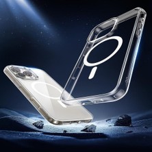 Gpack iPhone 16 Pro Max Uyumlu Kılıf M-Safe Kablosuz Şarj Özellikli Mpl Sert Mika Şeffaf