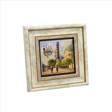 Çemberlitaş Çizim, 19.yy Baskılı Doğaltaş Tablo 20CMX20CM KRT-051