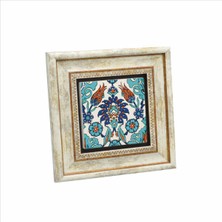 Çivizade Mescidi Çinisi Ümmü Gülsüm Camii Baskılı Taş Tablo 20X20 Kd-32