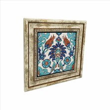 Çivizade Mescidi Çinisi Ümmü Gülsüm Camii Baskılı Doğaltaş Tablo 25X25 Kd-32