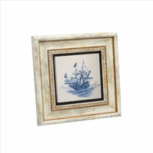 Hollanda Deseni Baskılı Doğaltaş Tablo (20 x 20 Kd-97)
