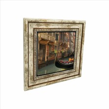 Venedik Görseli Baskılı Doğaltaş Tablo (25 x 25 Krg-47)