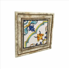 Italyan Deseni Baskılı Doğaltaş Tablo 25CMX25CM KD-083