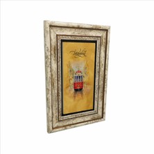 Nostaljik Tramvay Baskılı Doğaltaş Tablo 20X30 Drt-12