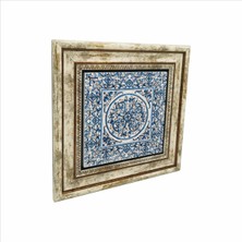 Italyan Deseni Baskılı Doğaltaş Tablo (25 x 25 Kd-74)