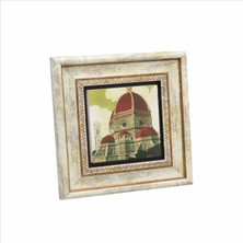 Italya Görseli Baskılı Doğaltaş Tablo (20 x 20 Krg-58)