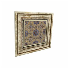 Cuma Cami Çinisi Iran Baskılı Doğaltaş Tablo 25X25 Kd-61