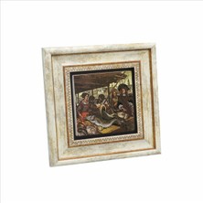 Hollanda Balık Pazarı Baskılı Doğaltaş Tablo 20CMX20CM KRG-041