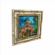 Hollanda Görseli Baskılı Doğaltaş Tablo (25 x 25 Krg-29)