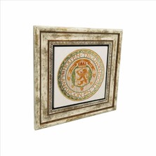 Hollanda Aslan Baskılı Doğaltaş Tablo (25 x 25 Kd-72)
