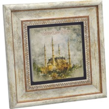 Edirne Selimiye Baskılı Doğaltaş Tablo 20X20 KRT-163