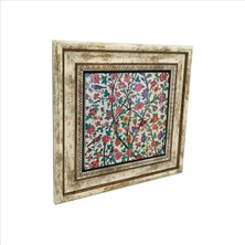 Iran Çinisi (Sa'di-Yi Şirazi Türbesi) Baskılı Doğaltaş Tablo (25 x 25 Kd-66)