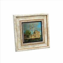 Ortaköy Camii Baskılı Doğaltaş Tablo 20X20 Krt-39