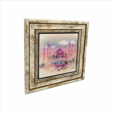 Sultanahmet Camii Baskılı Doğaltaş Tablo 25CMX25CM KRT-012