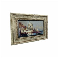 Eski Istanbul Tablosu Baskılı Doğaltaş Tablo 20CMX30CM DRT-010