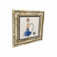 Istanbul Nargile Baskılı Doğaltaş Tablo 25X25 Krt-58
