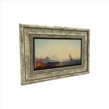 Eski Istanbul Resmi Baskılı Doğaltaş Tablo 20X30 Drt-11