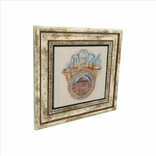 Istanbul Sembolik Yerler Baskılı Doğaltaş Tablo 25CMX25CM