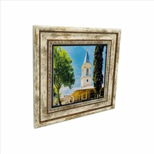 Adalet Kulesi (Topkapı Sarayı) Baskılı Doğaltaş Tablo (25 x 25 Krt-53)