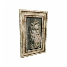 Michelangelo Heykeli Baskılı Doğaltaş Tablo 20CMX30CM DRG-081