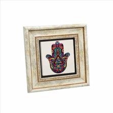 Fatıma’nın Eli Baskılı Doğaltaş Tablo (20 x 20 Kd-2)