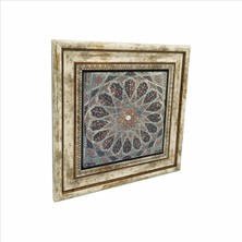 Sa'di-Yi Şirazi Türbesi Kubbesi Baskılı Doğaltaş Tablo (25 x 25 Kd-67)