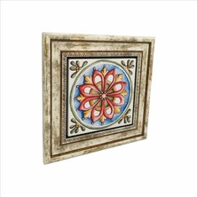 Italyan Deseni Baskılı Doğaltaş Tablo 25 cm x 25 cm KD-081
