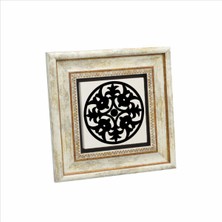 Barok Desen Baskılı Doğaltaş Tablo (20 x 20 Kd-60)