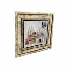 Istanbul Sembolik Yerler Baskılı Doğaltaş Tablo 25CMX25CM KRT-028