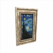 Yıldızlı Gece -Van Gogh Baskılı Doğaltaş Tablo (20 x 30 Drg-86)