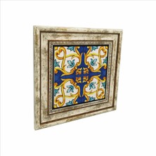 Italyan Deseni Baskılı Doğaltaş Tablo (25 x 25 KD-103)