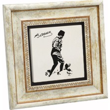 Mustafa Kemal Atatürk Baskılı Taş Tablo 20X20