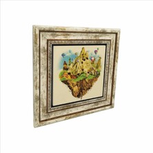 Kapadokya Baskılı Doğaltaş Tablo (25 x 25 KRT-116)