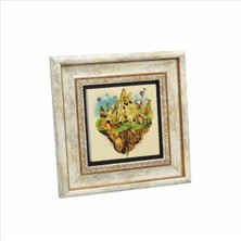Kapadokya Baskılı Doğaltaş Tablo (20CMX20CM )(KRT-116)
