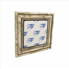 Hollanda Deseni Baskılı Doğaltaş Tablo 25CMX25CM KD-096