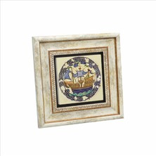 Gemi Baskılı Doğaltaş Tablo 20CMX20CM KRG-131