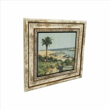 Italya Görseli Baskılı Doğaltaş Tablo (25 x 25 Krg-57)