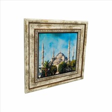 Sultanahmet Camii Baskılı Doğaltaş Tablo 25X25 Krt-13